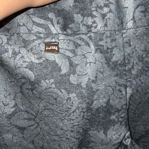 Joseph Ribkoff paisley gray pants